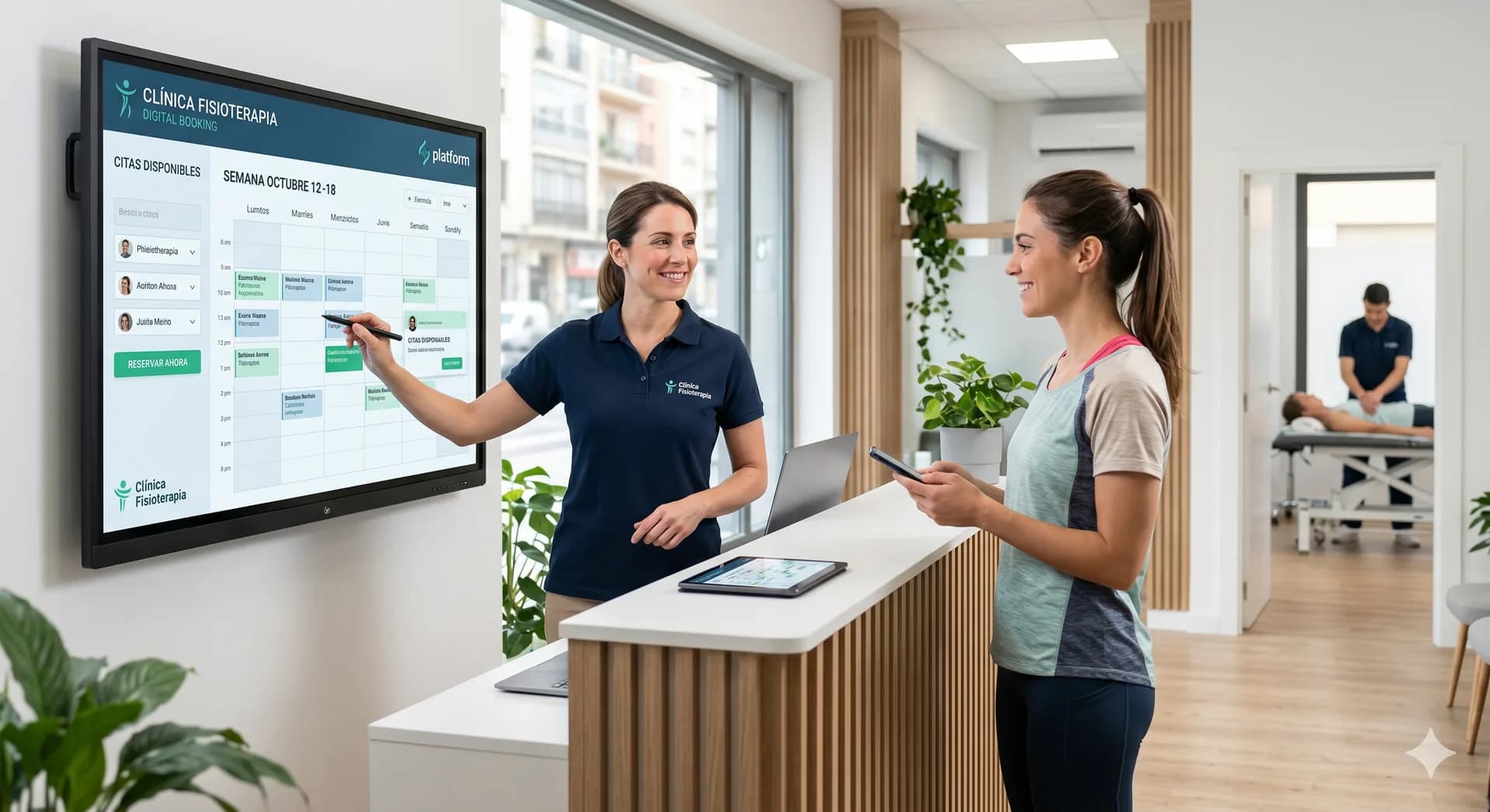 Profesionales inmobiliarios analizando un mapa predictivo de precios de viviendas mediante inteligencia artificial