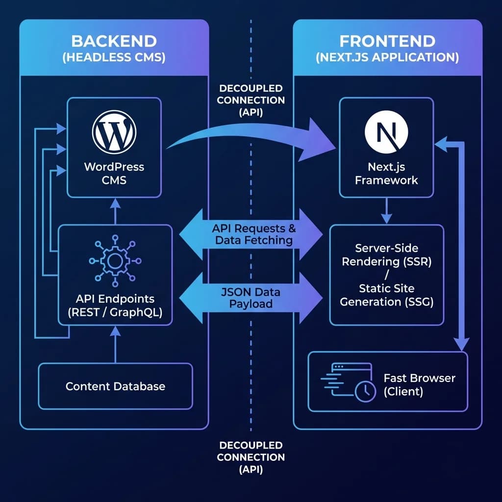 Arquitectura Headless WordPress con Next.js