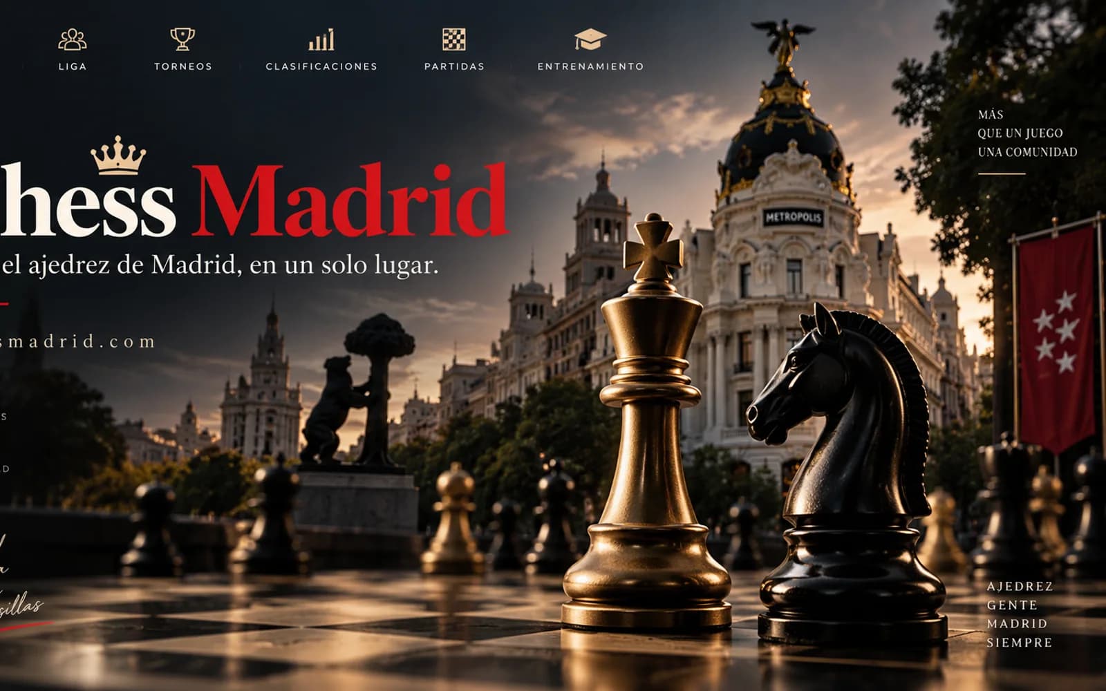 Web real para academia de ajedrez